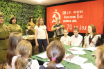 В торжественной обстановке в муниципальном штабе Победы состоялась передача поздравительных открыток для администраций Лучковского и Плотавского сельских поселений.